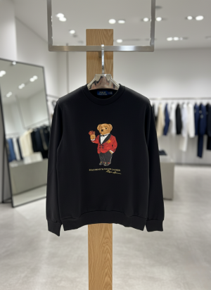 RALPH LAUUREN TRENDING MIDDLE BRAND SWEATSHIRT BLACK