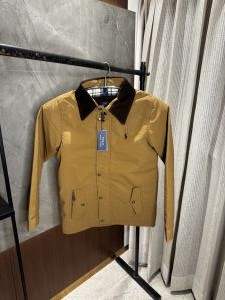 Ralph Laure_n  Brown premium Bomber Jacket Inside Checks