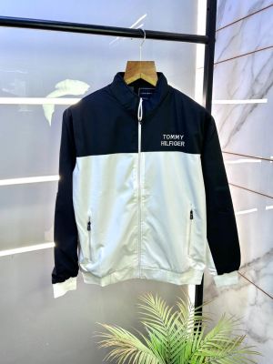 Tommy_Hilfiger White Imported Back Printed Super Premium Wind Shetter F3153-WH