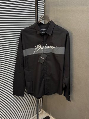 _BALMAIN_PARIS_BLACK_IMPORTED_FRONT_SIDE_PRINTED_CURRENT_STORE_ARTICLE_VERY_PREMIUM_SHIRT_353