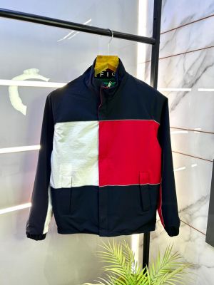 Tommy_Hilfiger Reversible Green Imported Super Premium Printed Jacket F3161-GR