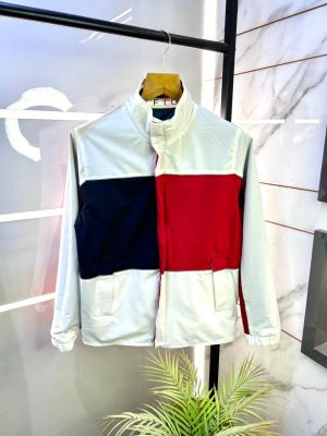 Tommy_Hilfiger Reversible Grey Imported Super Premium Printed Jacket F3161-GY