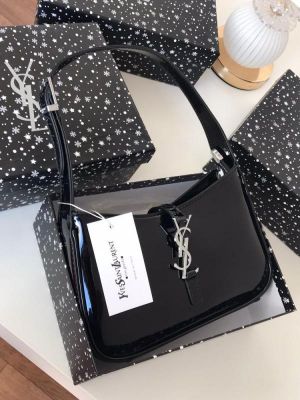 Ysl patent hobo bag glossy with og box 459