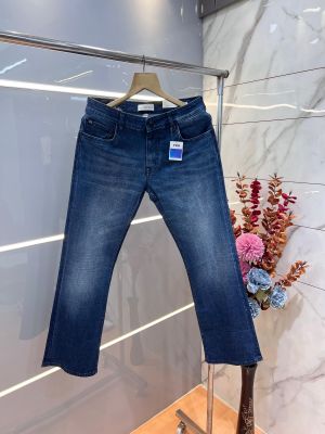 Calvin  Klei n Blue Shade Premium Imported Stretchable Lycra Fabric Boot Cut Denim with Back Embroidered Design 3208