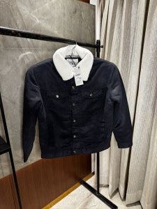 Zar_a Navyblue Jacket Heavy Quality With Fur Collar