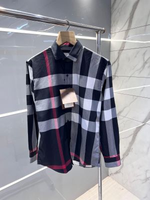 Burberry_Black_Vintage_Checks_Premium_Shirt_With_Premium_Box_Packing_And_Carry_Bag_(1854)