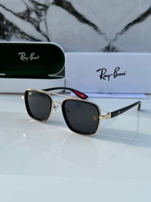  Rayban 06 gold Black Sunglass