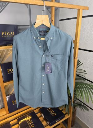 R L POL Shirts Peacock K116-PE