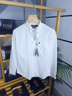 R L POL Shirts White K116-W