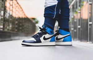 Retro 1 High Obsidian Blue SEMI UA