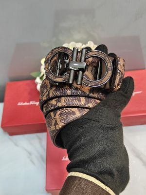 Sf SALVATORE FERRAGAM_O PREMIUM QUALITY IMP AUTO LOCK BELT WITH OG BOX 