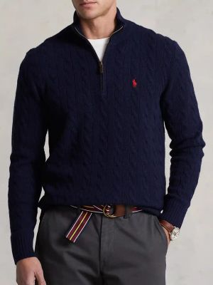 RALPH LAUUREN IMPORTED TRENDING SWEATER NAVY BLUE