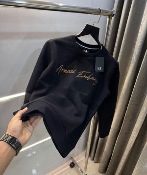 Arman i Exchange Black Classic Logo Premium Sweatshirt 