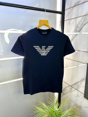 Emporio Arman_i Navy Round Premium Neck T-shirt F3127-NY