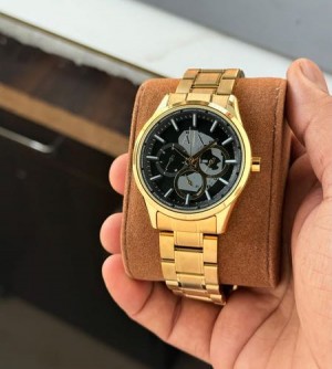 Armani Exchange Dante Black Chronograph Collection