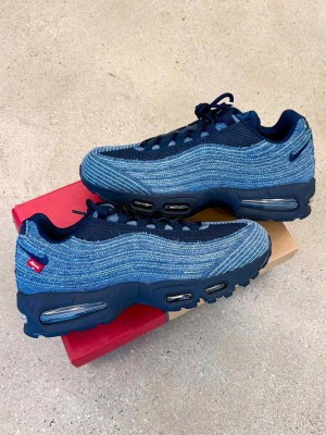 Nikee AirMax 95 OG X Levis Denim Obsidian Navy Blue 931