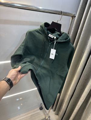 Lacost e Green Embroidery Logo Premium Zipper  Jacket