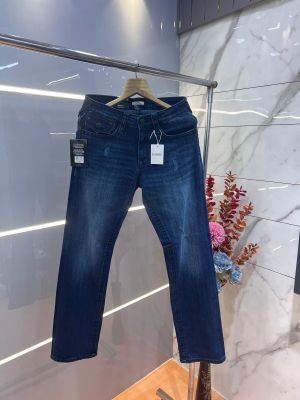 True Religio n Dark Shade Premium Imported Stretchable Lycra Fabric Straight fit Denim with Back Flap pocket Design 3230