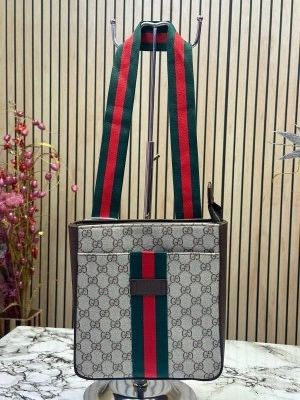 GUCC_I LUXURY SIDE BAG WITH DUST BAG HEAVY QUALITY (BROWN) 8011G