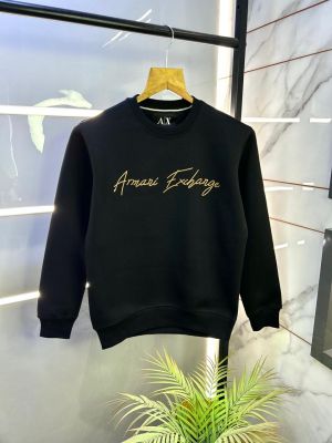 Arman_i Exchange Imported Black Super Premium Sweatshirts F3175-B4