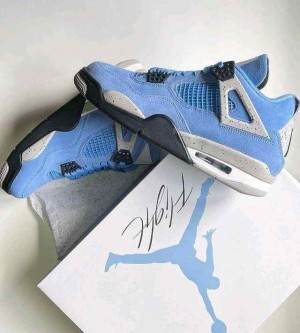 Nik.e Air Jordan Retro 4 University Blue Semi UA Quality