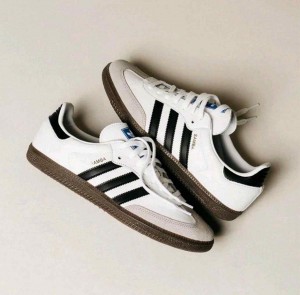 Adida_ s samba white black Mens