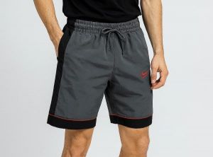 SALE NIK_E PREMIUM GREY BLACK SHORTS PREMIUM FABRIC