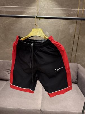 SALE NIK_E PREMIUM  BLACK RED SHORTS PREMIUM FABRIC