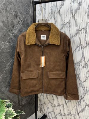 ZARA.IMPORTED.SUEDO.FABRIC.VERY.PREMIUM.JACKET.CS246