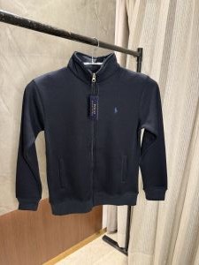 Ralph Laure_n Navy blue High neck Jacket