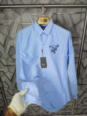 ARMANI_EXCHANGE_SKY_EMBROIDERY_LOGO_SUPER_PREMIUM_OXFORD_SHIRT_(1551)