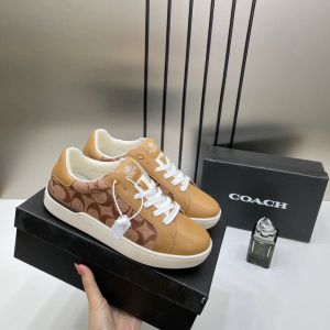 Coach_CitySole_Sneaker_Brown_Canvas_For_Women_With_OriginalBox