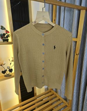 WOMEN RL ROUND NECK SWEATER KHAKHI SB180-G