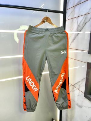 Under Armou r Light Grey Imported Printed Premium Track Pant F3020-LGY