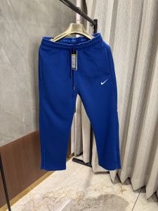 Nik e Royal Blue Track pants with Bottom Zip