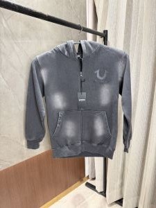 True Religion Dark Grey With Back Print Imported Premium Heavy Quality 