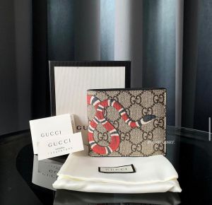 GUCC_I SNAKE WALLET WID OG BOX CARD DUST BAG 23