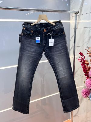 True Religio n Dark Shade Premium Imported Stretchable Lycra Fabric Boot Cut Denim with Back Flap pocket Design 3303
