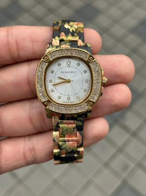 Burberry Floral Print Black 