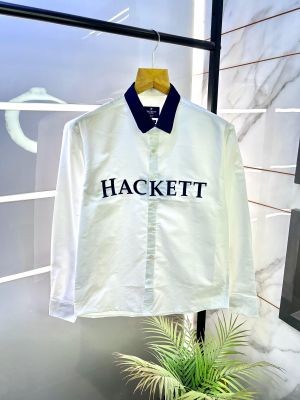 Aston Martin Hacket t White Oxford Lycra Premium Shirts F2929-W2
