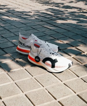 On CloudBoom Strike White Orange