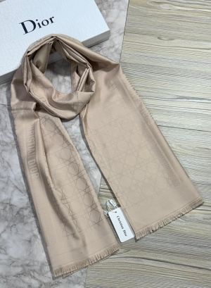 Dior_Beige_Tonal_Cannage_Geometric_Pattern_Elegant_Design_Pashmina_Scarf_Pashmina_Cotton_Polythene_Scarf