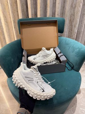 Balenciaga Defender Bouncer Sneakers in white fixed
