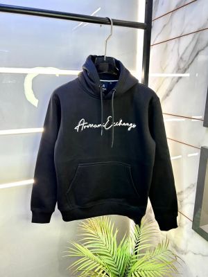 Arman_i Exchange Imported Black Printed Super Premium Hoodie F3204-A1
