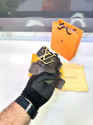 Louis_Vuitton Premium Brown Belt Fa 65 