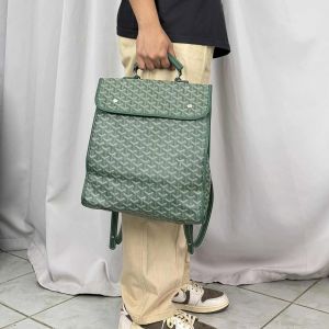 GOYARD  GOYARDINE CANVAS SAINT LEGER BACKPACK