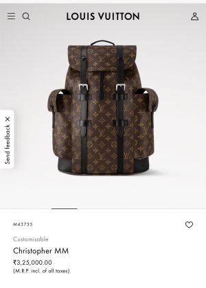 LOUI.S VUITTON MONOGRAM PREMIUM CLASSIC BAGPACK WITH PACKING