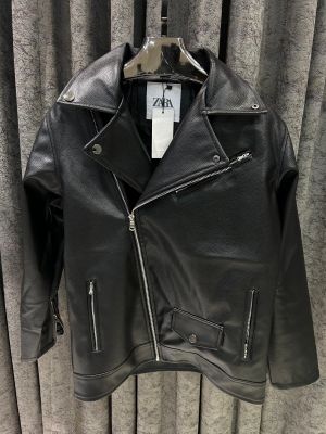 Z-ARA STORE ARTICLE IMPORTED JACKET BLACK 