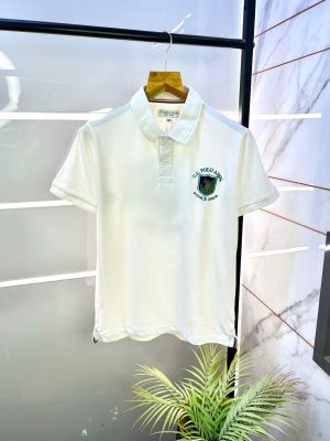 Us Polo Off-White Back Printed Collar Neck Premium T-shirt F2845-OF