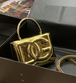 DOLC.E&GABBANA DG METALLIC CROSSBODY BAG PREMIUM WITH OG MAGNETIC BOX DUST BAG BILL & CARRY BAG
